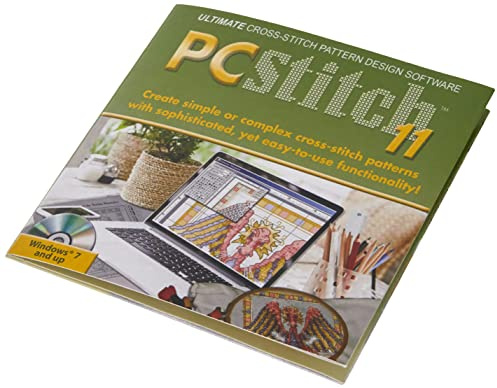 M & R Technologies PC Stitch Pro Cross Stitch Software Version 11, Multicoloured