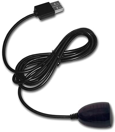 Inteset Récepteur infrarouge USB IReTV pour une utilisation avec Nvidia Shield (2e génération et 2019 Pro), Kodi, MCE, Raspberry Pi et autres streamers avec les télécommandes INT422 et Harmony