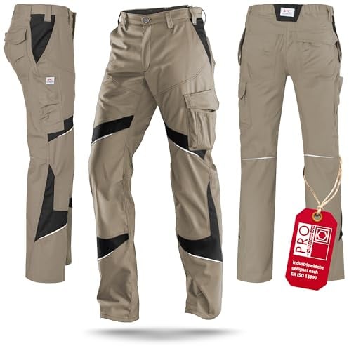 KÜBLER Workwear Bekleidung Damenbundhose schwarz/pink