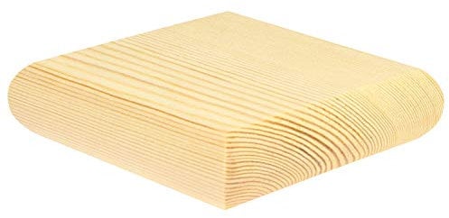 Jackson Woodturners Pine Flat Newel Cap Rebated to fit a 90mm Newel Post