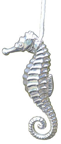 Seahorse Light Pull Handle, Pewter Seahorse Light Pull Cord Handle, Seahorse Bathroom Light Pull Handle, Seahorse Fan Pull, Seahorse Blind Pull Handmade, in Fine Pewter, by William Sturt