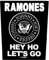 Ramones - Hey Ho Lets Go, Rückenaufnäher