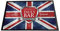ARTYLICIOUS Fußmatte mit Aufdruck Union Jack, 60 x 40 cm, rutschfeste Bodenmatte, personalisierbar