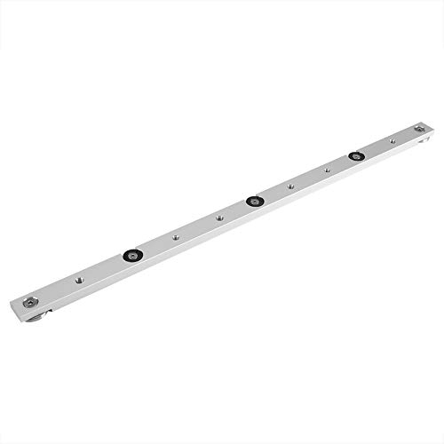 Oumefar Barre à onglets en Alliage d'aluminium Table de Curseur scie à Onglet Tige de jauge en Bois Outil de Travail du Bois Lames de scie pièces glissière de Rail de Travail du Bois général(450mm)