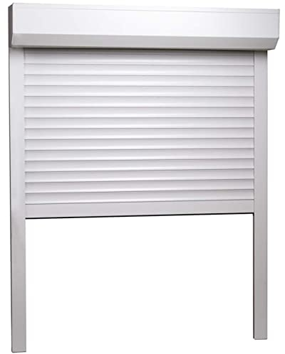 Tidyard Tapparella Avvolgibile Moderna in Alluminio,Tenda da Esterno,Tenda Avvolgibile Oscurante per Finestre140x150 cm/160x150 cm Bianco
