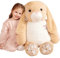 IKASA Hase Stofftier Riesen Kuscheltier,78cm Gross Plüschtier Süße Riesige Flauschige Weich Plüschtiere Jumbo Plüsch Spielzeug,Geschenk für Kinder