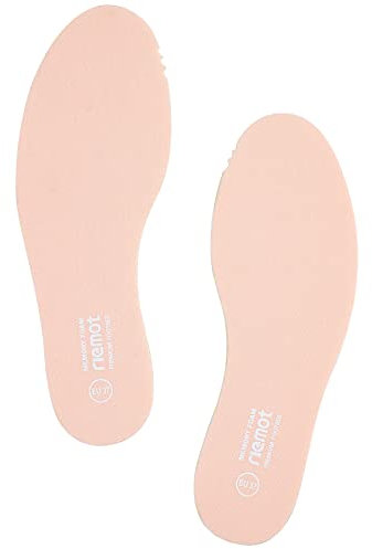 riemot Women's Men's Memory Foam Insoles, Super Soft Replacement Innersoles for Running Shoes, Trainers, Work Boots, Walking Shoes Comfort Cushioning Shoe Inserts, Women Pink UK 7.5 EU 40.5