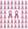WANDIC Octobre Rose Épingles à ruban en forme de cœur pour la sensibilisation au cancer - Épingles à bijoux en émail pour femme, 50, Émail