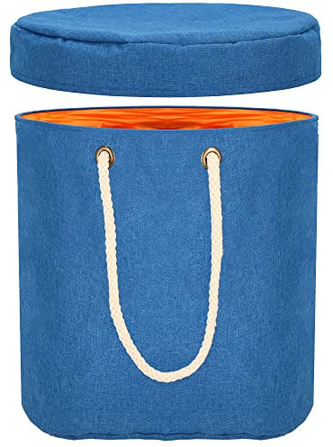 SPRINGOS Kinder Spielzeugtasche Aufbewahrungsbeutel Aufräumsack mit Matte und Deckel 27 Liter Großes Spielzeugsack
