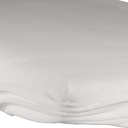 Erwin Müller Matratzen-Spannbezug Weissenfels Stretch-Molton weiß Größe 90x200 cm -100x200 cm