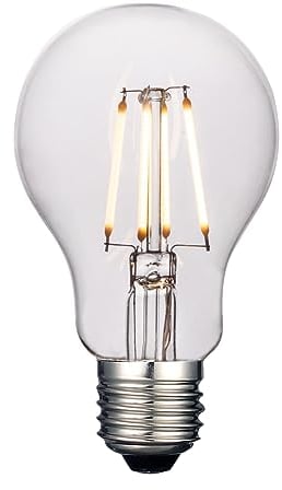 FHL easy! | 2-er Pack Filament LED Leuchtmittel, Standard Line | E27 Gewinde | 4,3 Watt | 500 Lumen | 2700 Kelvin | 3 Stufen dimmbar