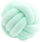 ObaBO Handgefertigtes Knotenkissen, Knotenkugelkissen für Sofa, Bett, Schlafzimmer, Büro, Reisen, Heimdekoration, handgeknüpftes Kissen, Auto, Büro,Mint Green-13.8in
