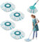 4 Piezas para Leifheit Clean Twist Disc Mop Ergo Kit, Sistema de 2 Fibras para Leifheit Recambio para Mopa, per Todo Tipo de Suelos