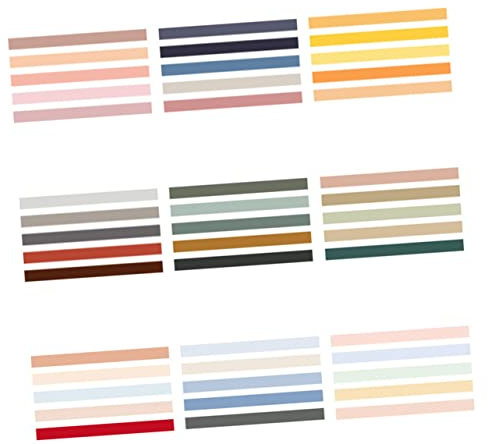 STOBOK 10rollen Washi-tape Farbige Aufkleberrolle Herbstblätter Sonnenuntergang Diy Geschenkband Bastelband Für Heimwerker Und Büro