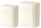 ELPHECO Bathroom Trash Can with Lid 2 Pack Motion Sensor Slim Garbage Can Waterproof Smart Small Trash Bin for Bathroom, Kitchen, Office, Bedroom, Living Room, Toilet (Cream Beige, 3.5 + 4.5 Gallon)