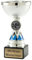 Pokale 6er Serie ET.456 Silber/blau 12 cm
