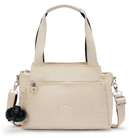 Kipling Damen Elysia Umhängetasche, Back to Beige