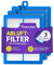 Viоks.pro 3x Staubsauger Hepa Filter Ersatz für AEG Akkusauger Filter HEPA13 AFS1W EFH12 EFS1W & Philiрs Hepa Filter FC8038/01 - Motorfilter Staubsauger Philiрs FC9150 & Luftfilter für AEG LX7 VX8 VX9