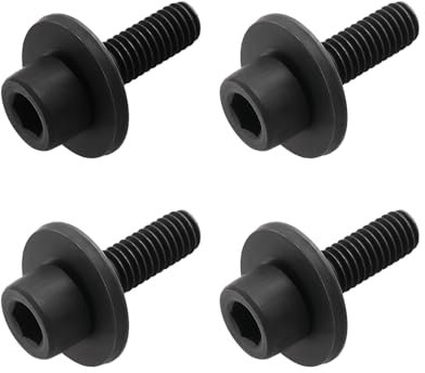VGOL 4x Boulons Hexagonaux à Filetage Gauche M6 pour Lame de Scie Circulaire Pièce de Rechange 266133-3 10541200 Compatible avec Makita BSS610 BSS611 DSS610 DSS61