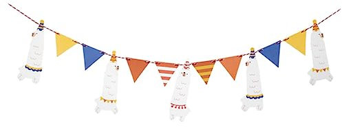 HAWILLOSCH Lama Wimpelkette Aus Stoff Bunte Lama Party Dekoration Für Kinderzimmer Und Geburtstagsfeiern üße Alpaka Motive Für Kindergeburtstag Und Babyparty Deko