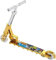 1 x goldenes Mini-Spielzeug mit zwei Rädern, winzige Griffbrett-Roller, Fingerspitzen-Bewegungsskateboard für Fingertraining, Spielfahrzeuge, Mini-Finger-Skateboards, Spielzeug, Fingerbretter und