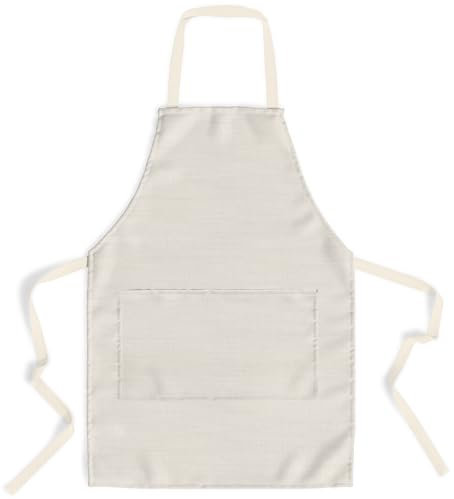 lepni.me Prime Tablier de Chef en Coton Organique et Écologique | Cuisine, Cuisson, Grillade pour Maison et Restaurant | Tabliers avec Double Poche