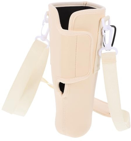 Genérico Porta Botella De Agua De Con Funda Aislante y Correa Ajustable Soporte Para Botellas De Viaje Ideal Para Actividades Al Aire y Deportes Color