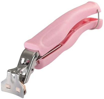 SPTECHMAKE Stainless Steel Anti-Scalding Hot Bowl Dish Plate Gripper Clips Tongs Clamp Holder for Moving Hot Plate or Bowls with Food Out from Instant Pot Microwave Oven (1, Pink)