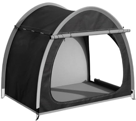 Cycling Storage Shed, Waterproof Motorcycle Shelter, Dust-Proof Outdoor Tent, Heavy-Duty 210d Oxford Fabric, Portable & Durable, 78.74x31.5x64.96 to 82.68x59.06x64.96 Inches