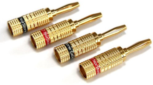 NorStone BANANA PLUGS Pinces banane x 4