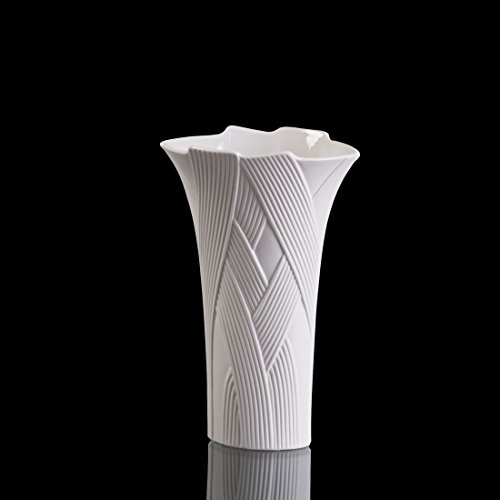 Goebel Kaiser Porzellan Hacienda Vase aus Biskuitporzellan, in der Farbe Weiß, Maße: 25 x 16cm, 14-000-66-5