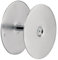Prime-Line U 10446 Steel Door Hole Cover Plate, Satin Nickel (Single Pack)