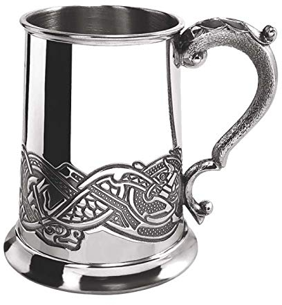 English Pewter Company CEL137 Chope avec Dessin Celtique 1 Pinte