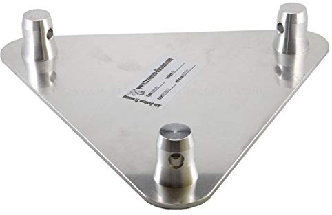 Alu System Trussing AST, Traverse 3 Punkt, Messestand Truss, Bodenplatte, male