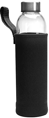 Primula Travel Bottle Cold Brew Coffee Maker with Filter and Insulating Sleeve, 20 oz, Clear
