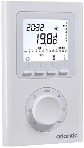 Thermostat ambiance filaire programmable Réf 073270