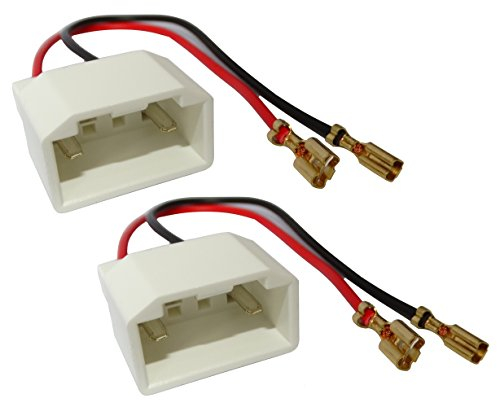 AERZETIX - C10876-2 Conectores adaptadores para Altavoces de Coche - Compatible con Ford C-MAX S-MAX Fiesta 09+ Fusion Focus Galaxy Kuga Mondeo Transit 2007+