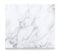 Zeller 26313 Herdblende-/Abdeckplatte Marmor, Glas, weiß, ca. 56 x 50 cm