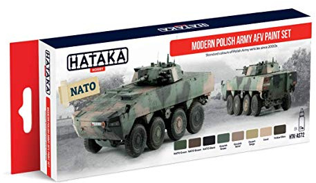 Hataka Hobby Red Line - Modern Polish Army AFV Paint Set
