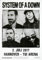 System of A Down - Toxicity, Hannover 2017 » Konzertplakat/Premium Poster | Live Konzert Veranstaltung | DIN A1 «