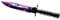 ARIKnives - Bajonett Knife Counter Skin Knife CS GO Strike Messe Jagdmesser taktisches Überlebens Camping Werkzeug Bayonet (Galaxy Black Pearl)