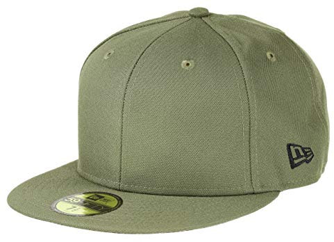 New Era Blank Olive 59Fifty Basecap - 7 3/8-59cm (L)