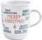 KAHLA 575335A50673C Pronto Happy Cups Becher 0,35 l Merry Christmas hochwertiger Becher mit Motiv und Spruch Tasse frohe Weihanchten Henkelbecher 350 ml