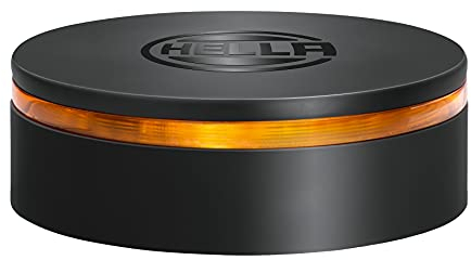 HELLA 2XD 455 255-001 LED-Blitz-Kennleuchte - K-LED Rebelution - 12/24V - gelb - Anbau/geschraubt - Kabel: 150mm - Stecker: Flachstecker