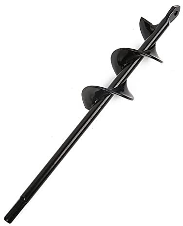TF 7 Sizes Post Hole Diggers for Garden Planter, Bulb Auger Drill Bit, Earth Auger Spiral Steel Drill Bit, Garden Planter Tool, Ground Drill With Non-Slip Hex Drive, Garden Digger Attachments