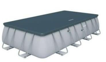 Lona de cobertura para piscina rectangular rígida (Dim. lona 640 x 275 cm. Dim. 640 x 274 x 132 H cm.)