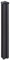 Mendler WPC-Pfosten Sarthe-WPC-Zaun, Pfeiler Pfahl, Stecksystem - 98cm, anthrazit