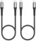 SUNGUY USB C to USB C Cable, 【1.5FT x2】 PD 60W Type C to Type C Fast Charging Cable for iPhone 15, iPad Pro 2020, MacBook Pro 2020,iPad Air 4, Samsung S20 S10 S9, Xiaomi, Pixel, Switch etc