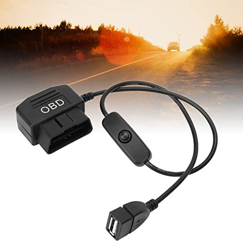 Majatou OBD-Adapter, 16-polig, USB-Ladekabel, Universal-Stecker, 46,7 cm (18,9 Zoll)