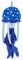 Zappi Co weich gefülltes Kuscheltier für Kinder - Qualle (Blau/Weiß) Plüschtier (18-20 cm) - Safari-Tiere Kollektion - Plüschteddy für Neugeborene